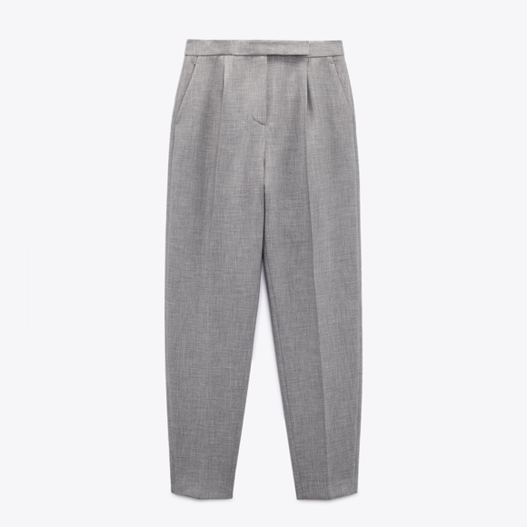 Zara Women’s Menswear Style Straight Leg Pants - Picture 2 of 13